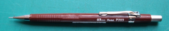 Pentel P203 0.3mm Auto Drafting Pencil Bronze - Free shipping.